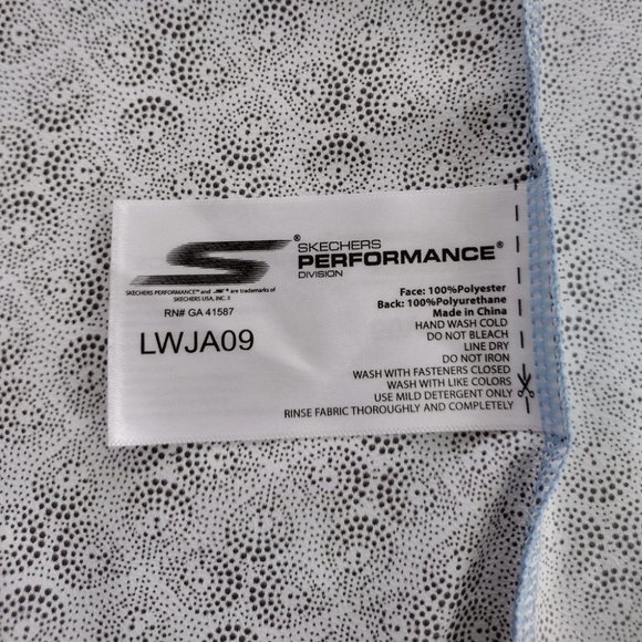 Skechers Go Shield Light Blue Zip Up Fitness Jacket - Picture 9 of 11